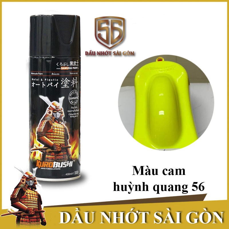 [HCM]Samurai 56 - Sơn xịt màu Vàng Huỳnh Quang