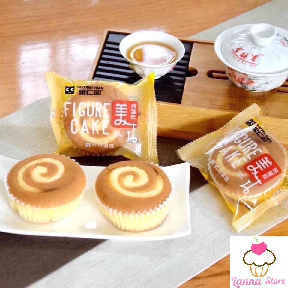 [Combo 5 / 2 cái] BÔNG LAN TRÒN CUỘN PHOMAI FIGURE CAKE - ĐÀI LOAN