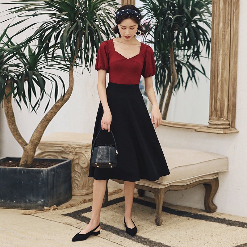 Chân Váy Dáng Xòe Tiểu Thư WINDY