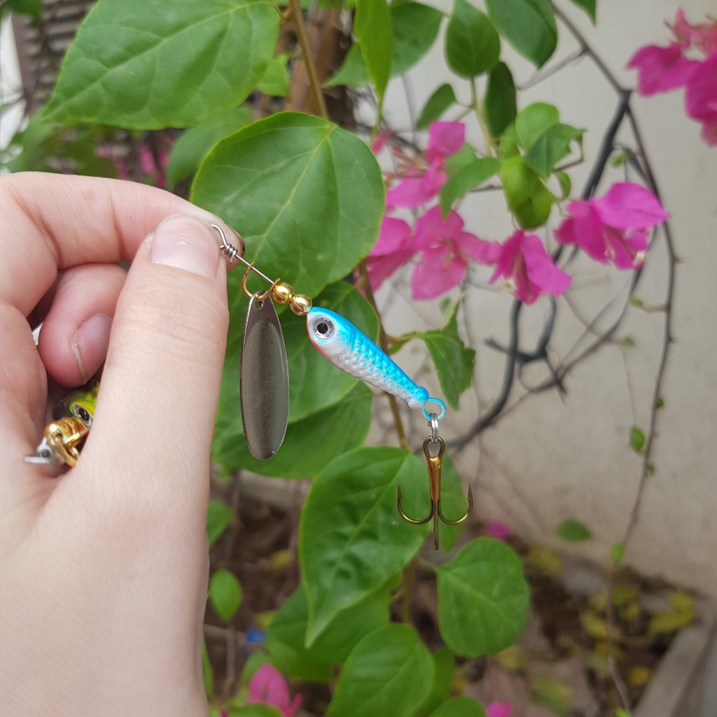 Mồi Câu Cá Lóc _ Mồi Câu Lure Spinner Dài 5,5cm nặng 9gam _ mồi câu cá lóc