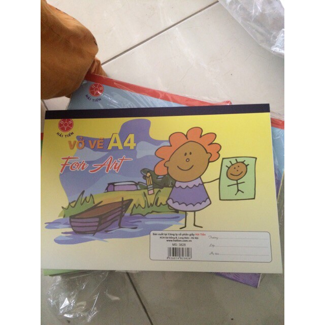 1 Quyển Vở Vẽ Khổ A4 20 tờ