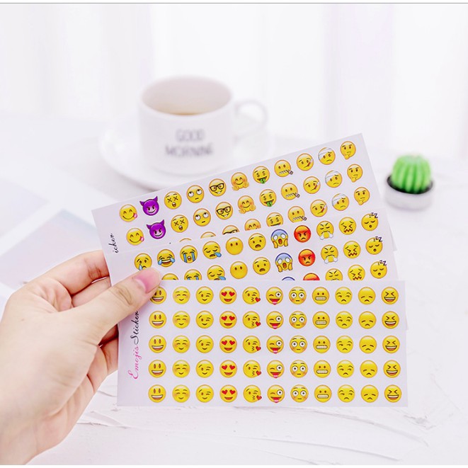 Set 12 Tờ Sticker Trang Trí Sổ Sách Độc Đáo