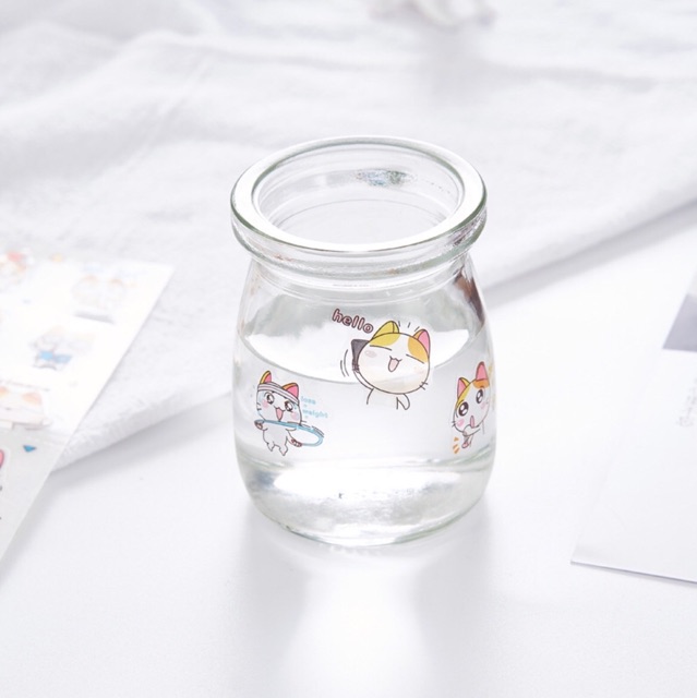 Sticker set 6 tấm hình dễ thương