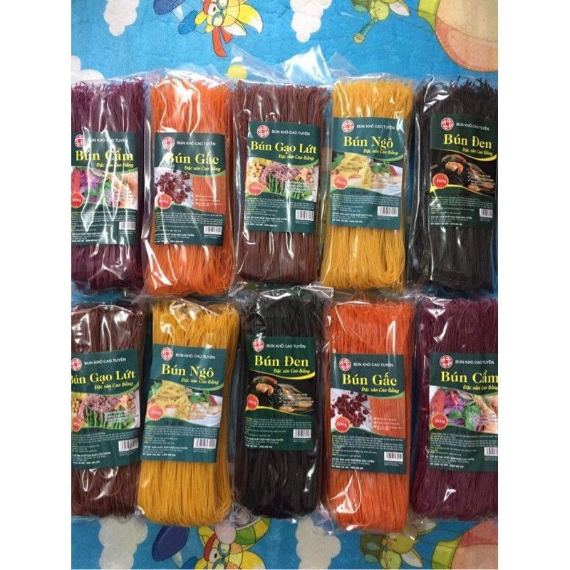 500g Bún hoa đậu biếc Eatclean Healthy đặc sản cao bằng