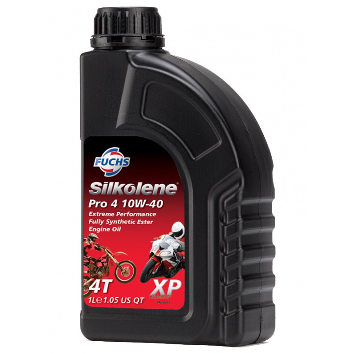 Fuchs Silkolene Pro 4 10w40 - Nhớt tổng hợp cao cấp Ester dùng cho xe số côn tay pkl