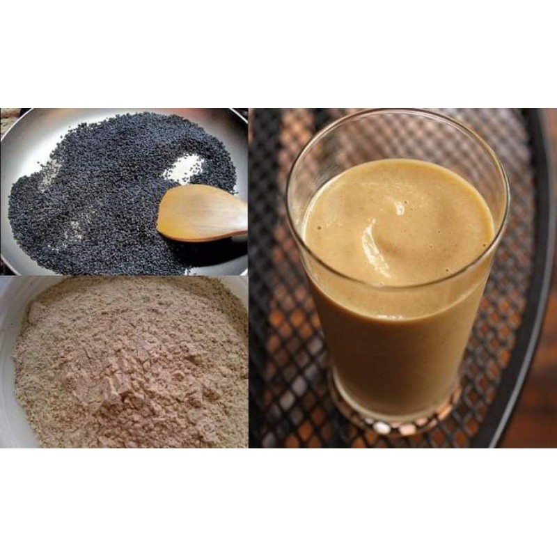 Bột gạo lứt mè đen HANDMADE 500gr