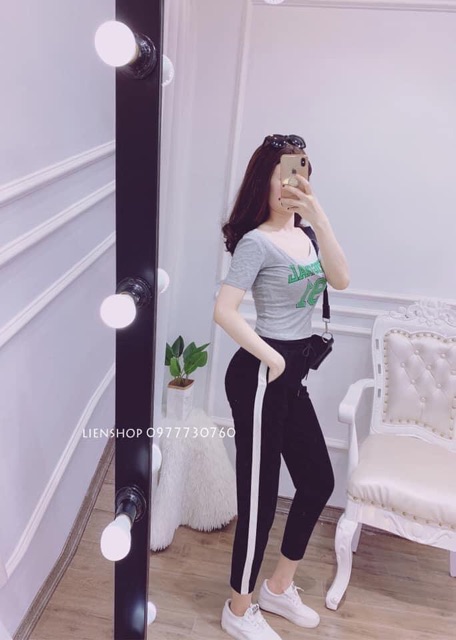 QUẦN THỂ THAO DÁNG BEGGI 1 SỌC TO