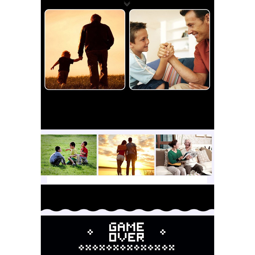 Máy chơi game 4 nút Family Computer 8bit + Băng game 132 trò