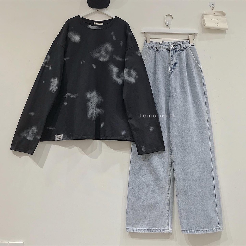 Áo Phông Tay Dài FODOEE-1678-Đen ( Jem Closet )
