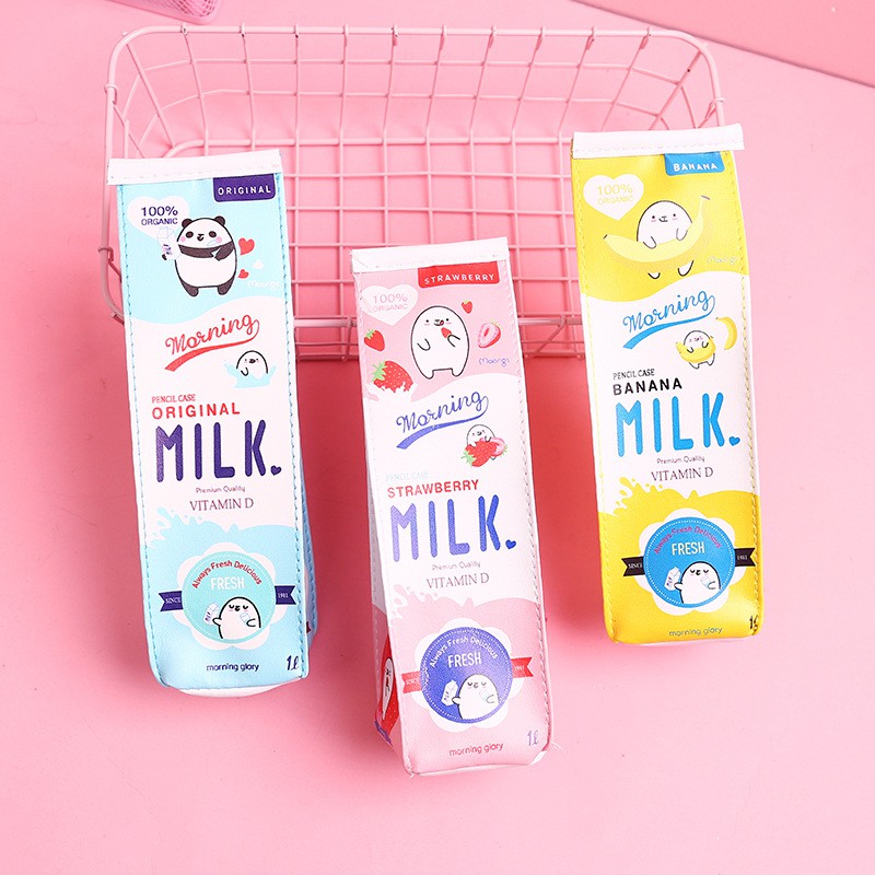Bóp viết hình hộp sữa