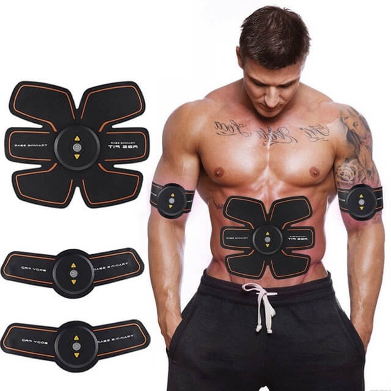 TBộ 3 miếng dán xung điện tập cơ bụng 6 múi