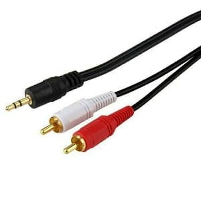 Kabel Audio Aux 3.5mm To 2 RCA AV 5 
