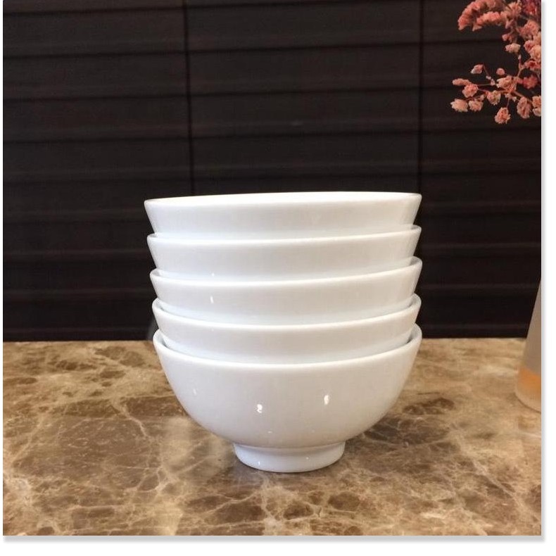 Bộ 5 chén nước mắm Minh Long 9 cm Trắng Ngà