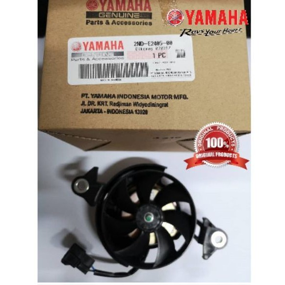 Y15 Y15ZR RADIATOR COOLING FAN /BLOWER 100 ORIGINAL YAMAHA 2NDE2405