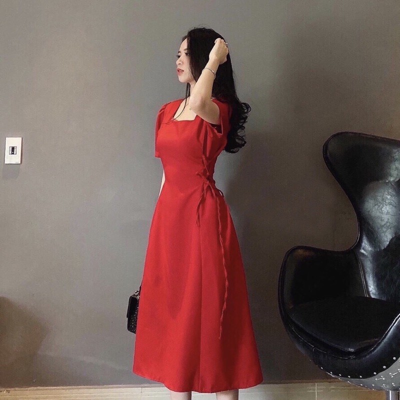 [HCM]Đầm đan dây eo 6 màu (kèm hình thật)