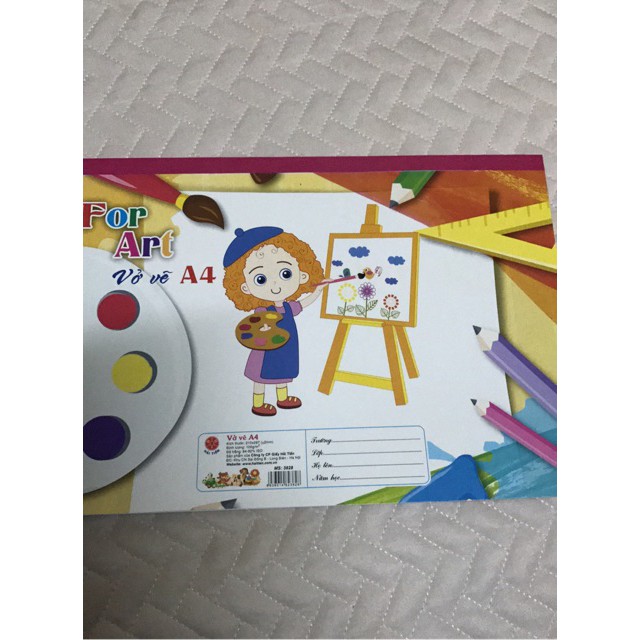 1 Quyển Vở Vẽ Khổ A4 20 tờ