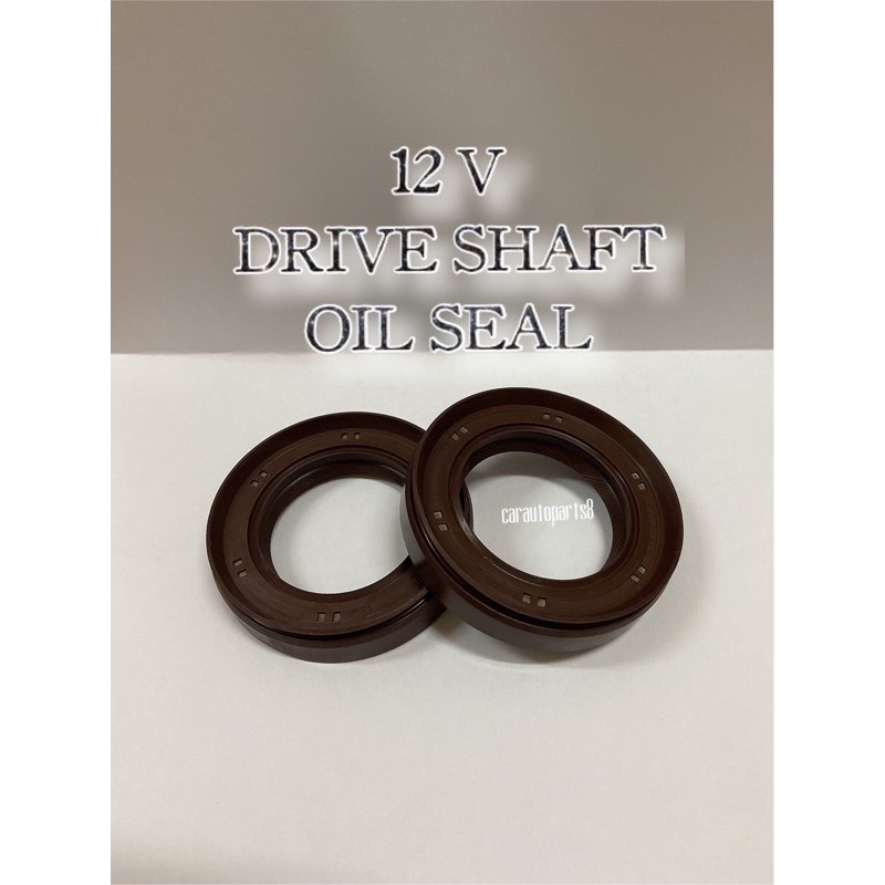 12V SAGA WIRA 1.3/1.5 DRIVE SHAFT OIL SEAL (BROWN) Lazada