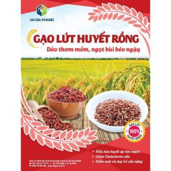 1kg gạo lứt huyết rồng 6 tháng vụ mới