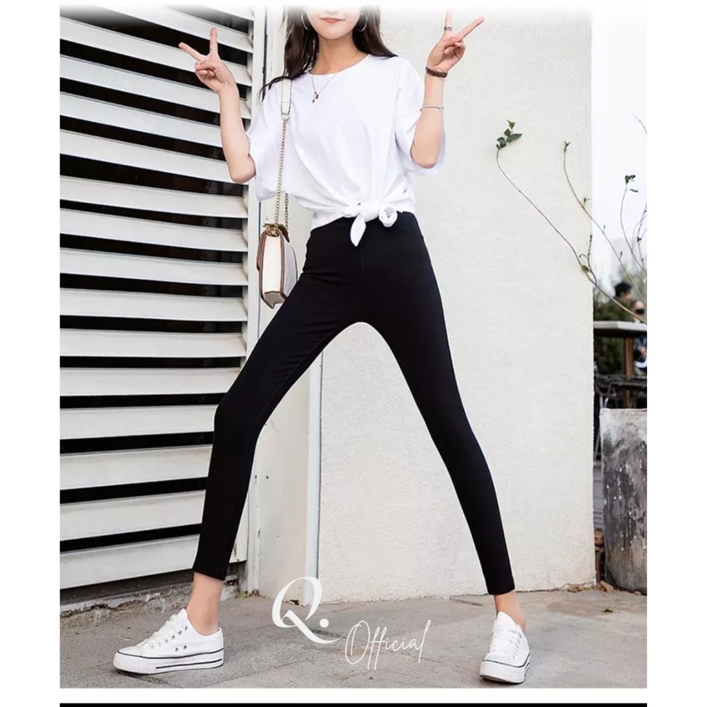 Quần Legging Nữ Bigsize Nâng Mông Cao Cấp Vải Poly