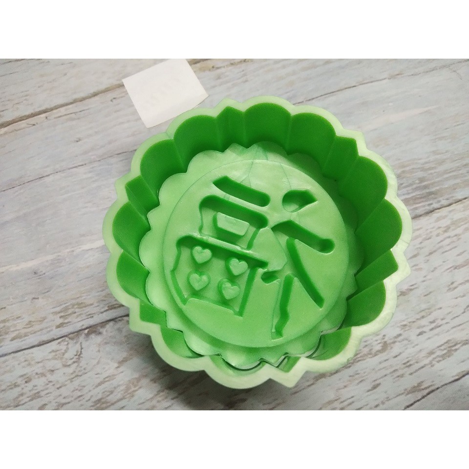 [HCM][Hàng Loại A] Khuôn xôi xanh 9cm hình chữ Phúc Lộc Thọ Hỷ hoa sen Hoa hồng đẹp mắt