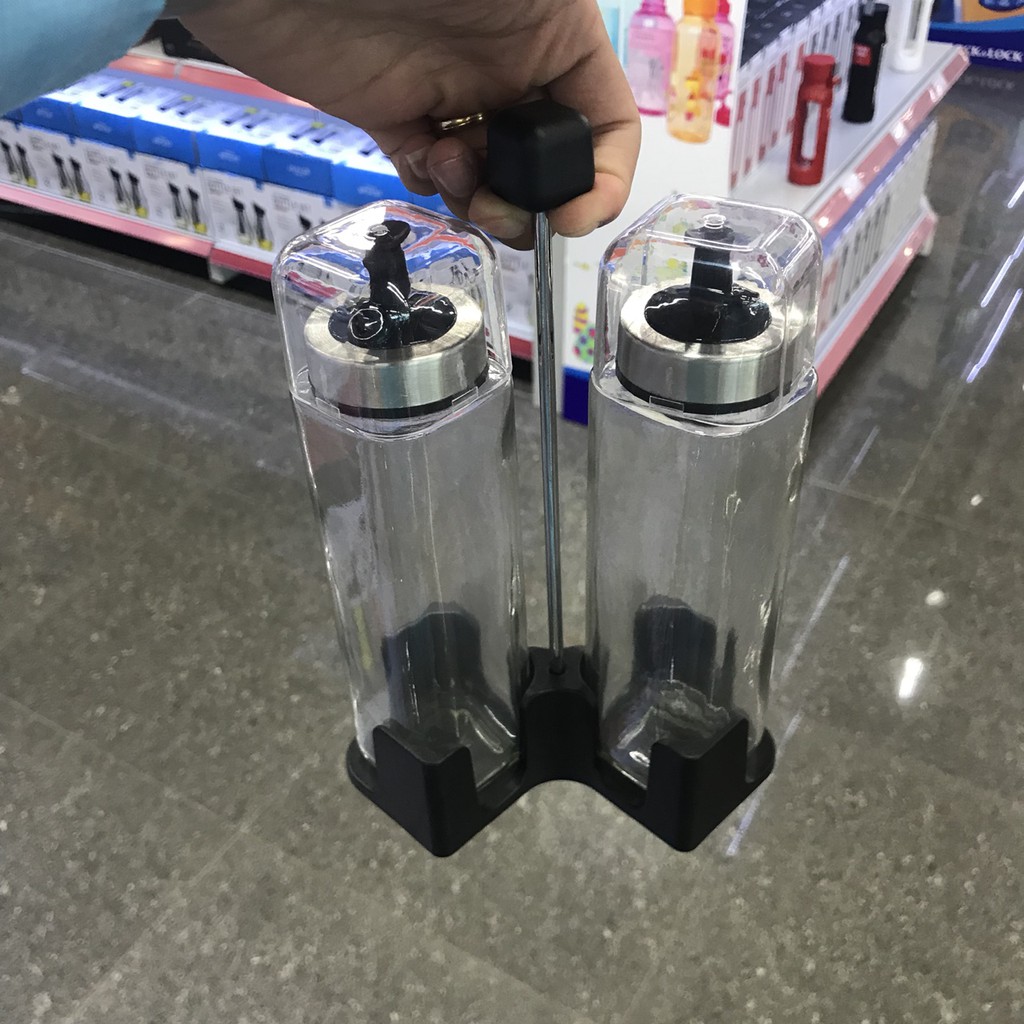 Set 2 hũ thủy tinh đựng gia vị Lock&Lock LLG701 [270ML x2]