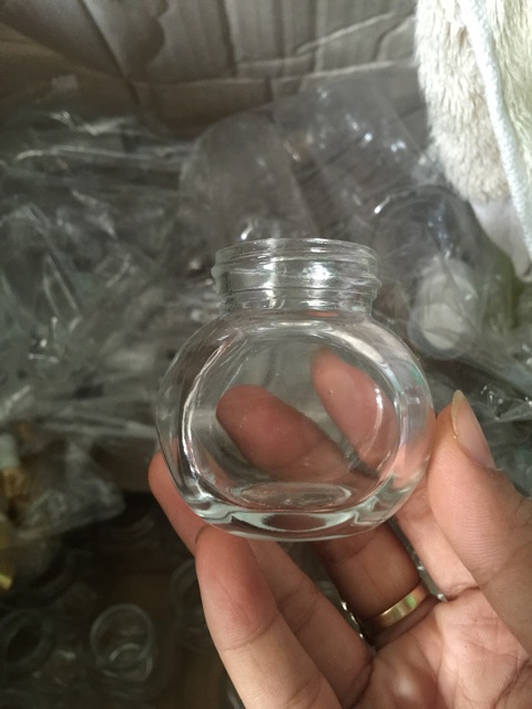 Hũ nghiêng 50ml thủy tinh