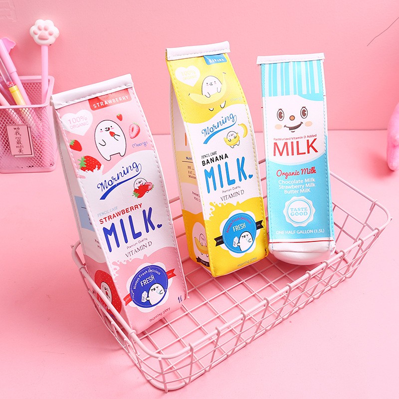 Bóp viết hình hộp sữa