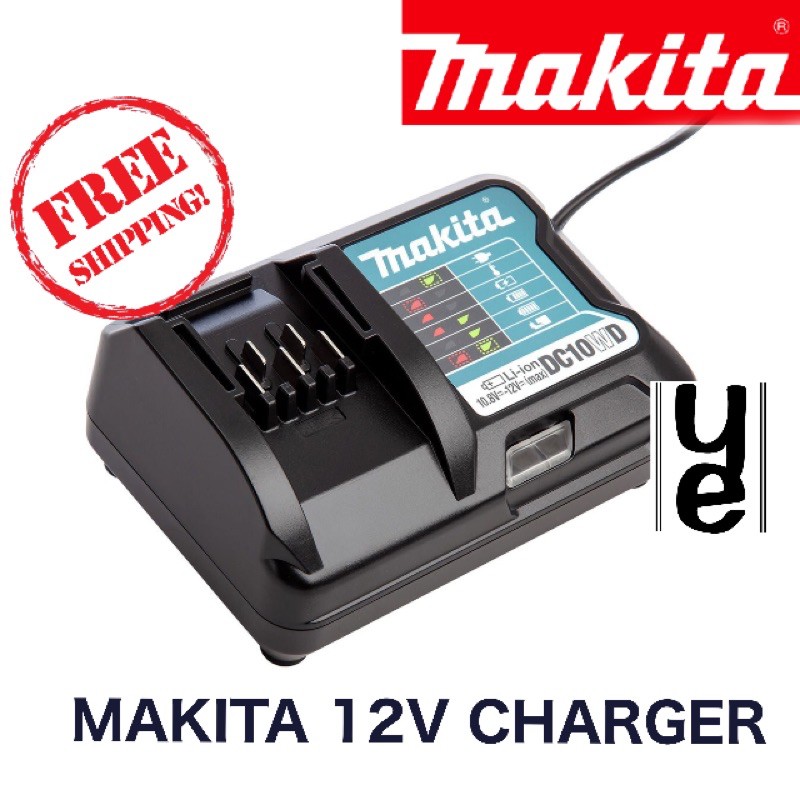 MAKITA 12V BATTERY CHARGER (DC10WD)[ORIGINAL] Lazada