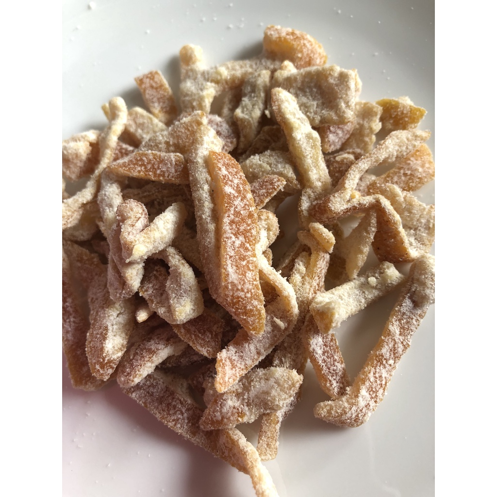 100gr mứt trần bì (vỏ quýt, vỏ cam)