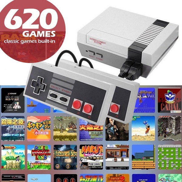 Máy Chơi Game Cổ Điển NES 2 nút 4 nútClassic 620 Trò Chơi