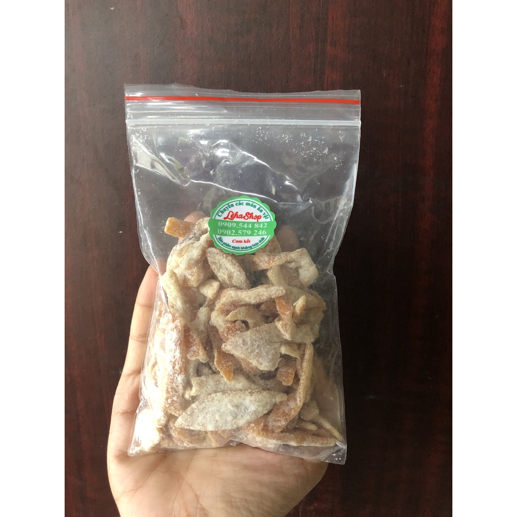 100gr mứt trần bì (vỏ quýt, vỏ cam)