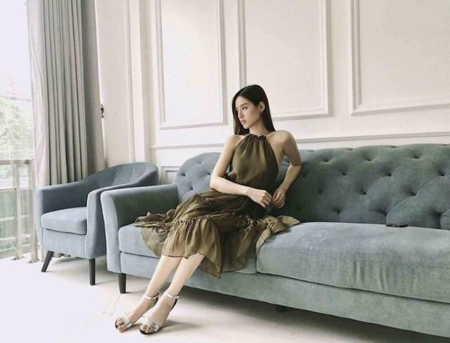 [HCM]Đầm yếm rêu (kèm hình thật)