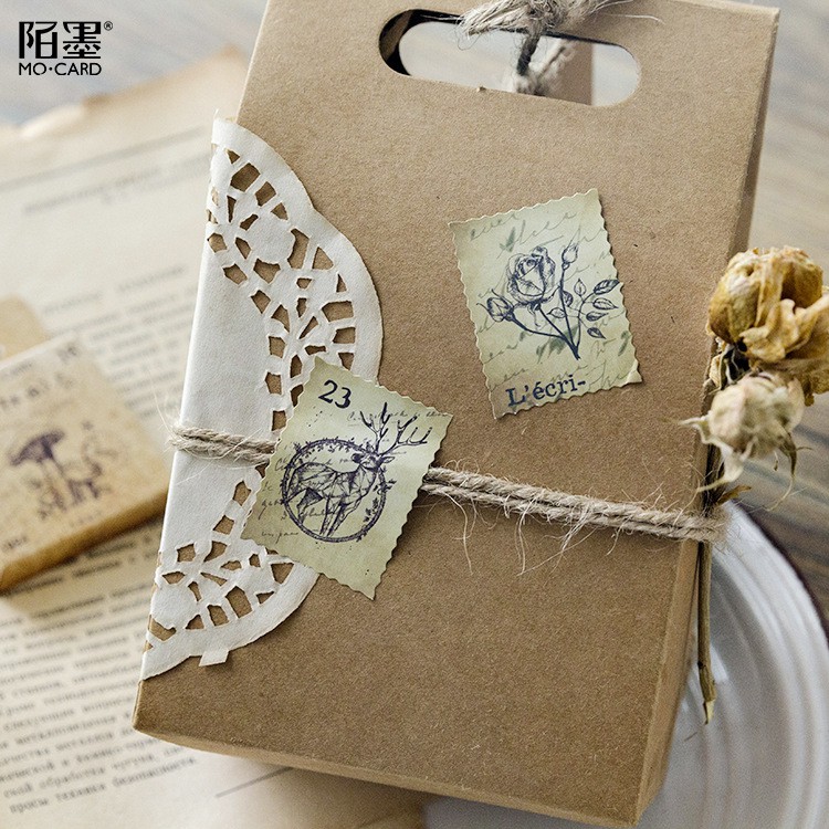 Bộ Sticker / Hình dán Kiểu Dáng Hình Lá Tem (46 Hình)