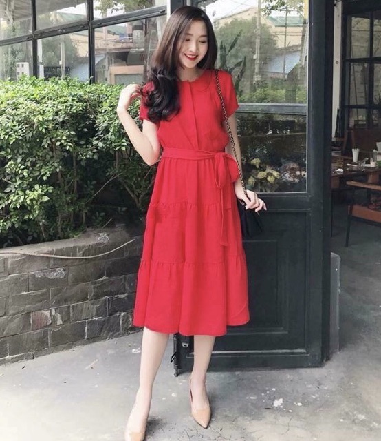[HCM]Đầm tùng 3 tầng (kèm hình thật)