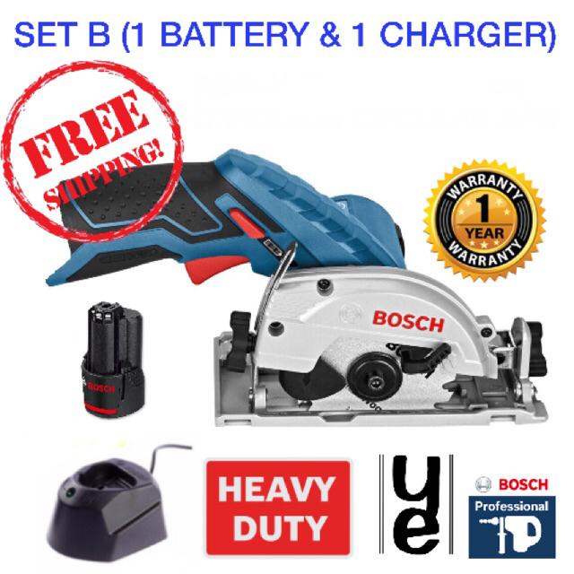 BOSCH GKS 12V-LI (12V) CORDLESS CIRCULAR SAW HEAVY DUTY Lazada