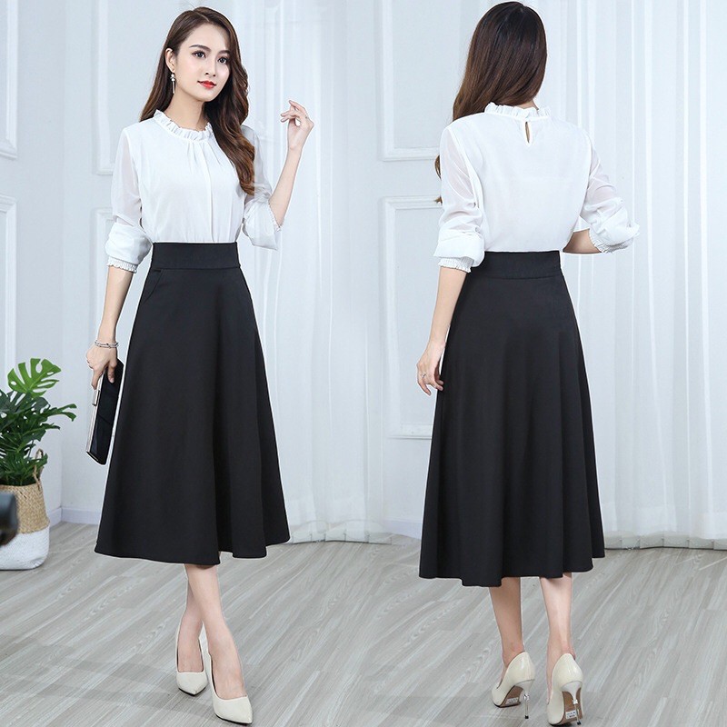Chân Váy Dáng Xòe Tiểu Thư WINDY