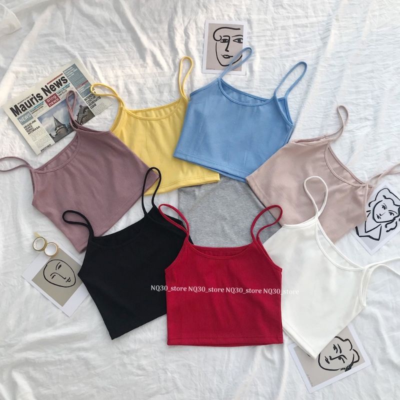 ÁO 2 DÂY CROPTOP SIÊU XINH - CH2S