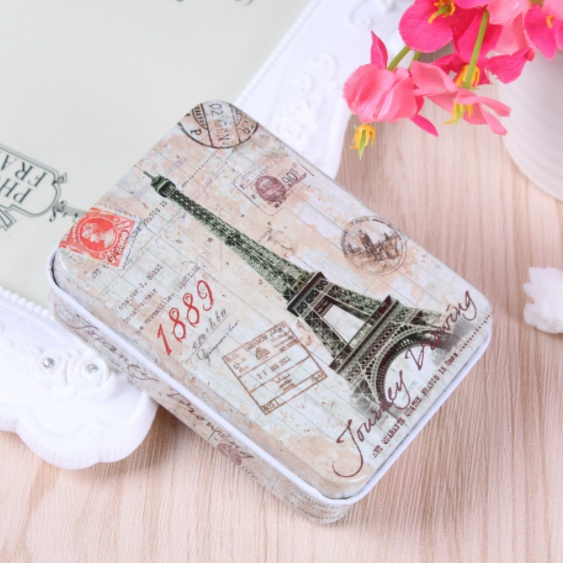 Hộp thiếc đựng phụ kiện nhỏ xinh