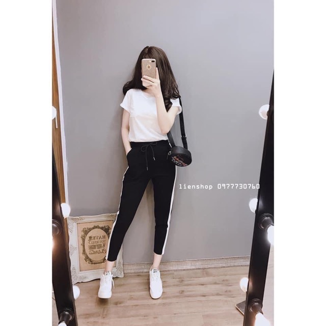 QUẦN THỂ THAO DÁNG BEGGI 1 SỌC TO