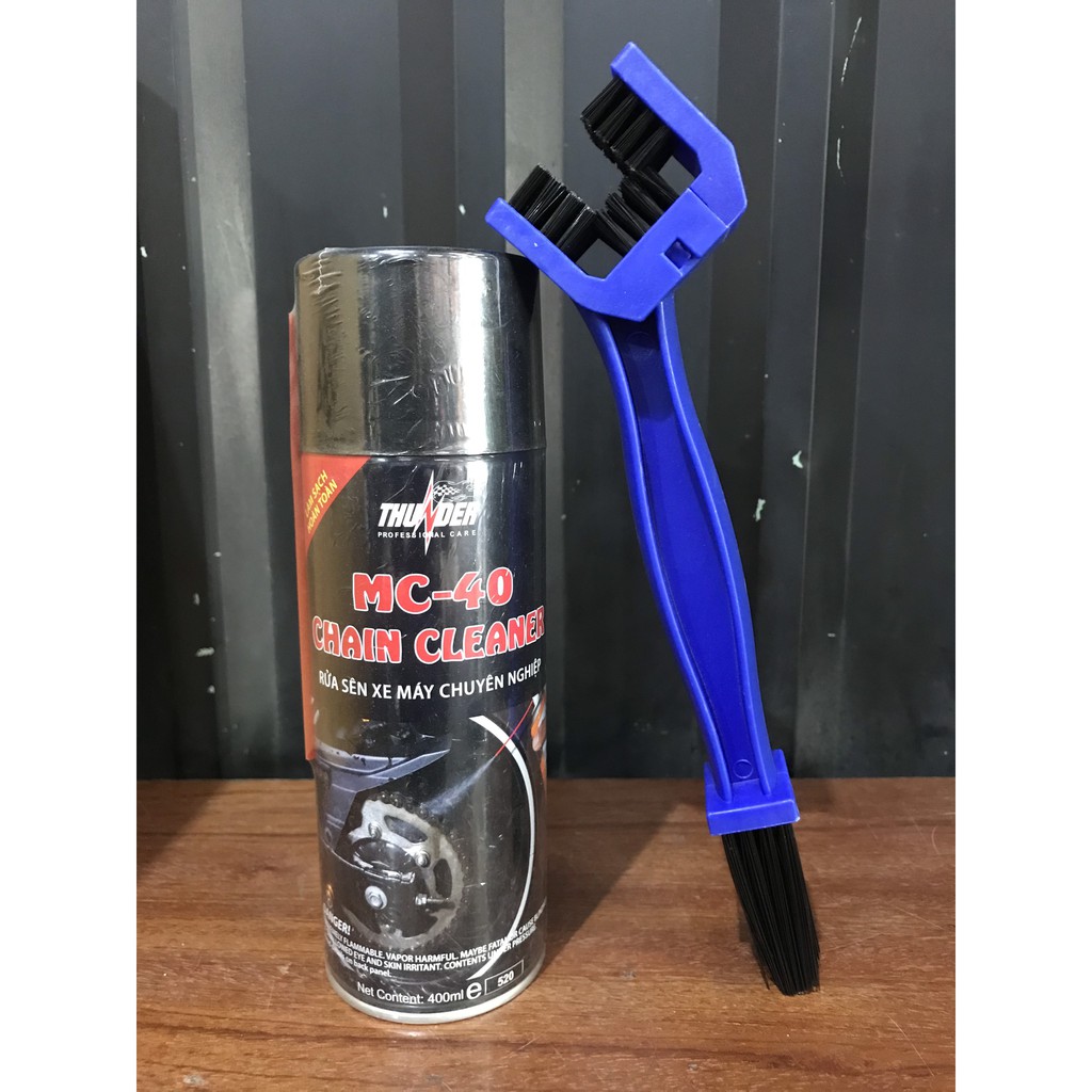 Rửa sên xích xe máy thunder mc-40 chain cleaner 400ml