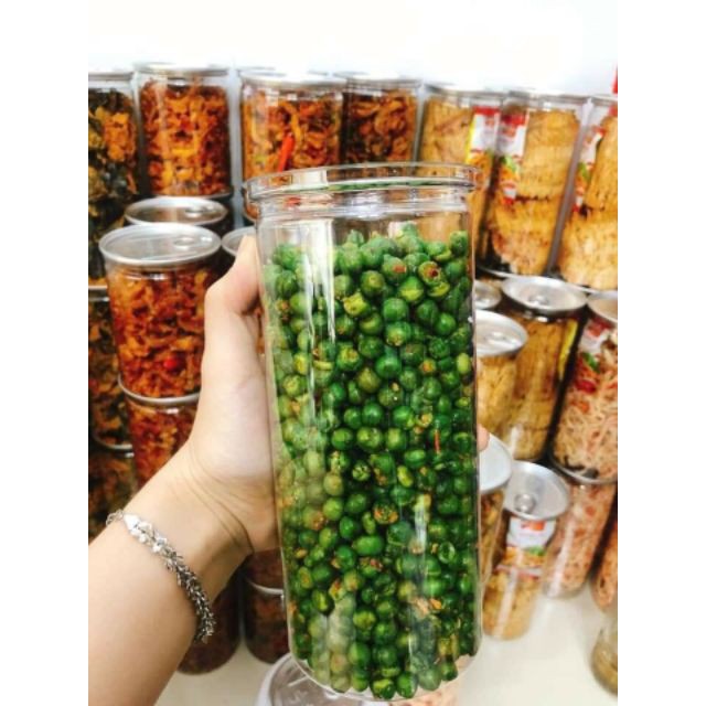 [HCM]ĐẬU HÀ LAN RANG TỎI ỚT - HỦ 500GRAM