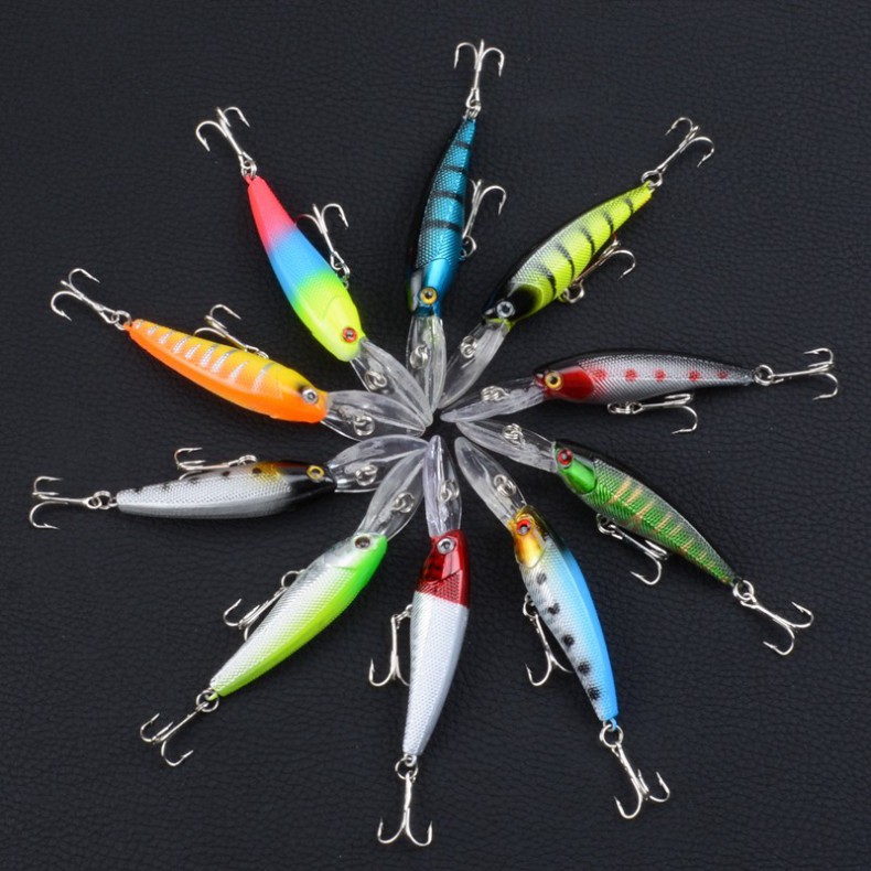 Mồi Câu Lure Cá Chẽm,Hồng,Nhồng,Măng,... Dài 9cm Nặng 8.3gam