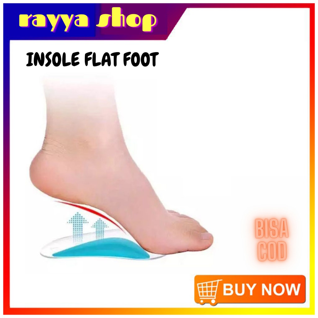 Terapi Kaki Datar Insole Flat Foot Correction Kaki Bebek Ready Stock Lazada Indonesia