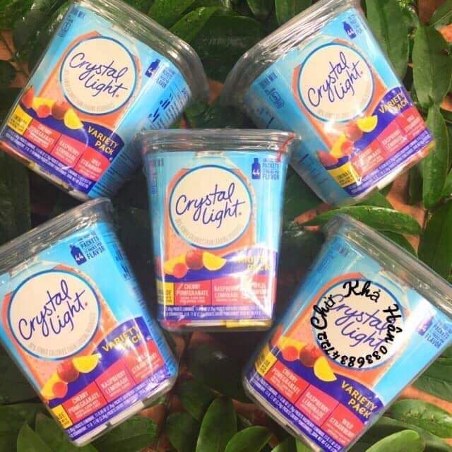 [Keto] Crystal light gói pha nước vị trái cây rất ngon