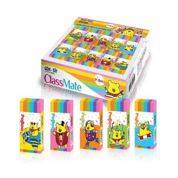 1 Cục Gôm - tẩy 6 màu classmate