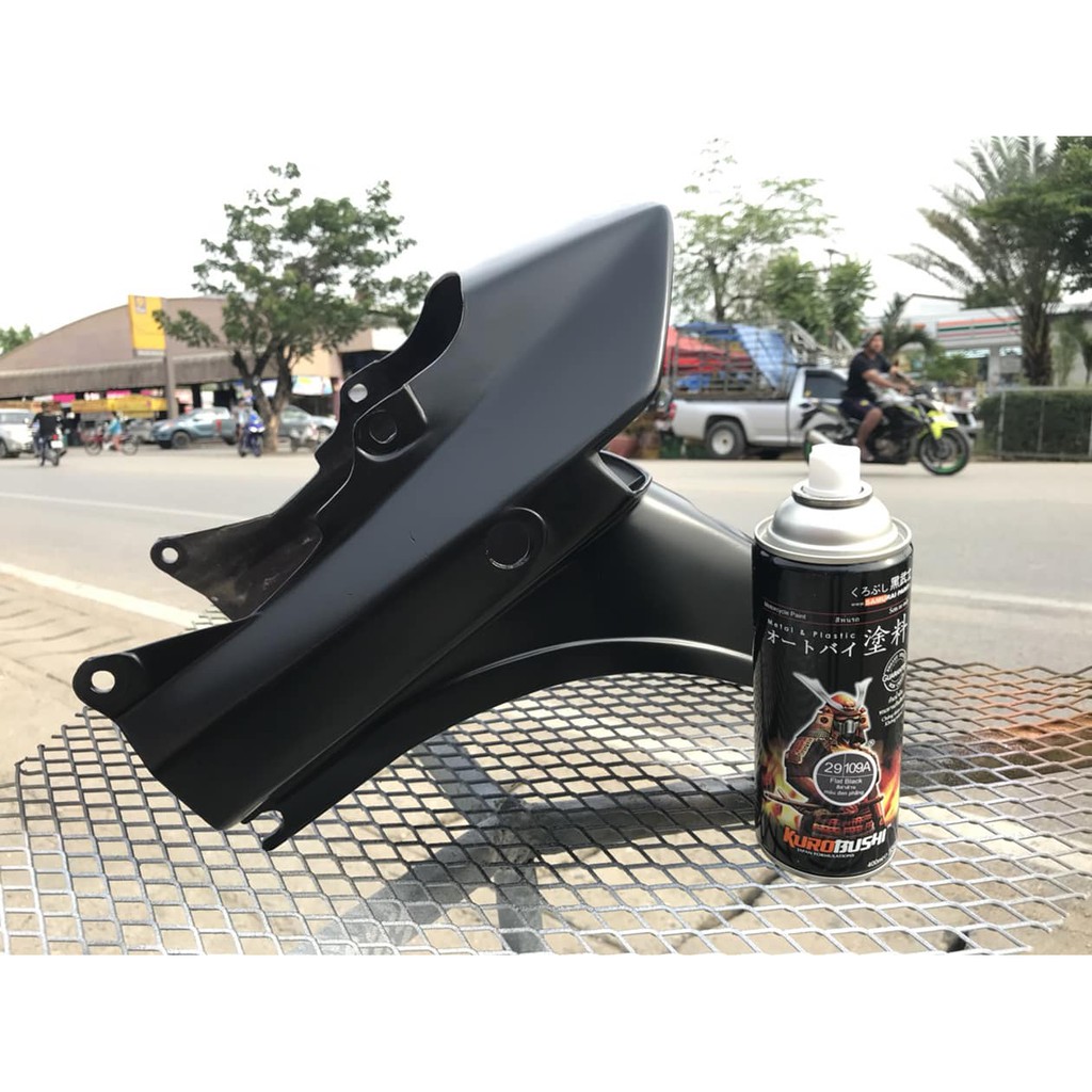 [HCM][Tặng nhám P800] Sơn xịt Samurai 109A đen nhám đen phẳng đen mờ ( Flat Black) 400ml