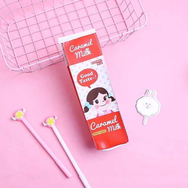 Bóp viết hình hộp sữa