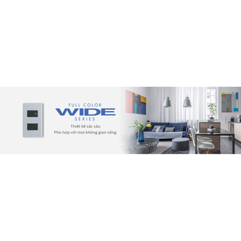 HẠT Ổ CẮM ĐƠN PANASONIC có màn che Wide