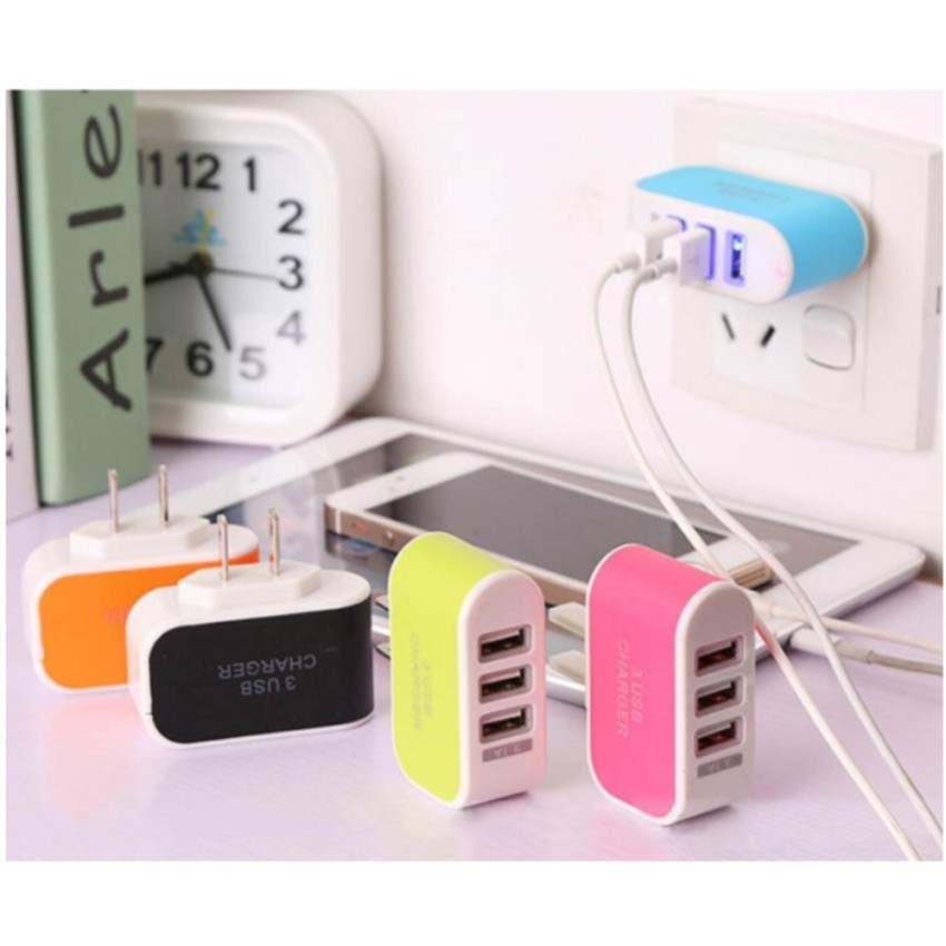 Cốc sạc 3 cổng USB thế hệ mới PA01-219