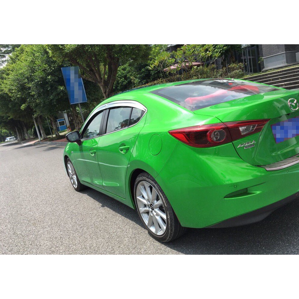 Vè che mưa mạ crom cao cấp Hàn Quốc Mazda 3 2015-2019